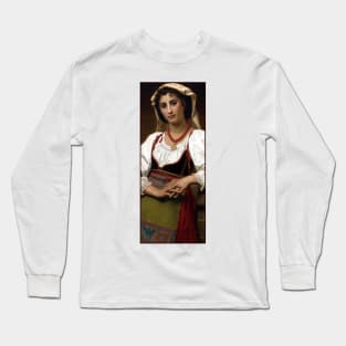 The Neapolitan Girl by Hugues Merle Long Sleeve T-Shirt